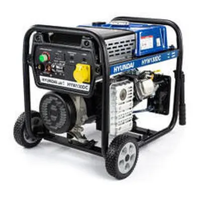 Hyundai 3.2kW / 4kVa Petrol Welder Generator, Amp DC Welder : HYW130DC