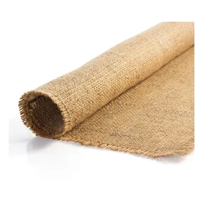 (1.37m x 46m) Yuzet Hessian Fabric Cloth Garden Frost Protection Builders Woven Natural Jute