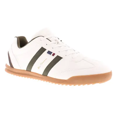 (White, (Adults')) Ben Sherman Mens Trainers Keeler white UK Size