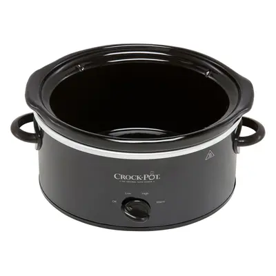 Crockpot CSC078 Slow Cooker Removable Easy Clean Ceramic Bowl 3.7L Slow Cooker Black