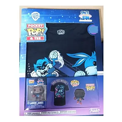 Pop- Pop & Tee Space Looney Tunes Lebron James T-Shirt Size Playsets, Multicolour (889698604673)