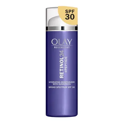 Olay Regenerist Retinol + Peptide SPF Moisturizer, SPF 30, 1.7 Oz