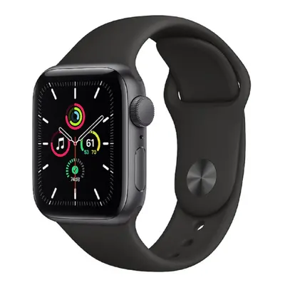 Apple Watch SE GPS 40mm Space Gray Aluminium Case with Black Sport Band