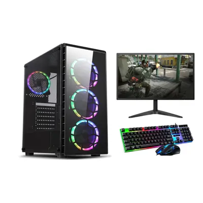 FCS Gaming PC Computer Bundle Intel Quad Core i5 16GB 1TB 2GB GT Win10