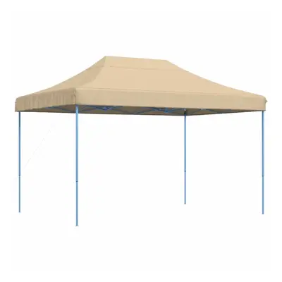 (beige, without sidewall) vidaXL Foldable Party Tent Pop-Up with Sidewalls Patio Gazebo Canopy S