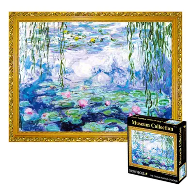 (water lily) Pcs/box Jigsaw Puzzles Starry Sky Apricot Blossom Water Lily Puzzle Toy for Adults 