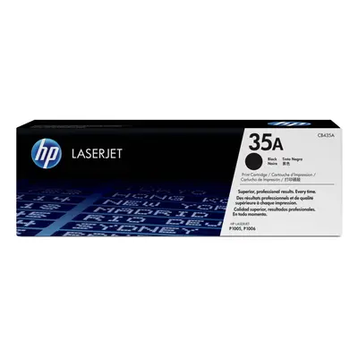 HP 35A Black Original LaserJet Toner Cartridge (CB435A)