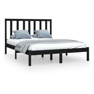 (black, x cm) vidaXL Solid Wood Pine Bed Frame Bedstead Platform Bed Multi Colours/Sizes