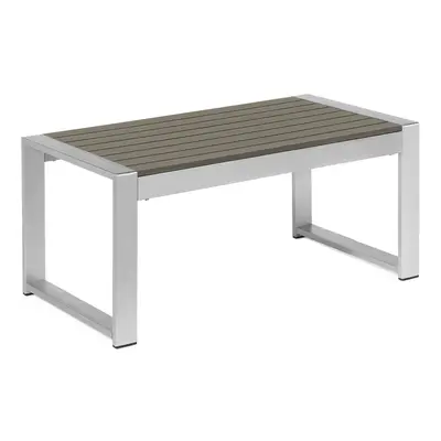 Coffee Table SALERNO Metal Dark Grey