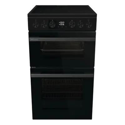 Hisense HDCEC5C10B cooker Freestanding cooker Electric Ceramic Black A