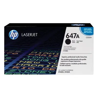 HP CE260A (647A) Toner black, 8.5K pages