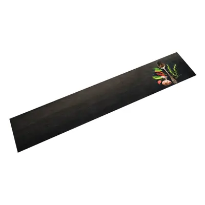 (black and green, x cm) vidaXL Kitchen Rug Anti Fatigue Mat Runner Rug Washable Floor Carpet Vel