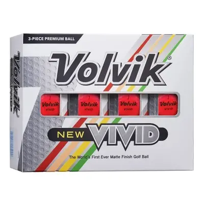 Vivid Focus Golf Balls: Matte Pink, Dozen