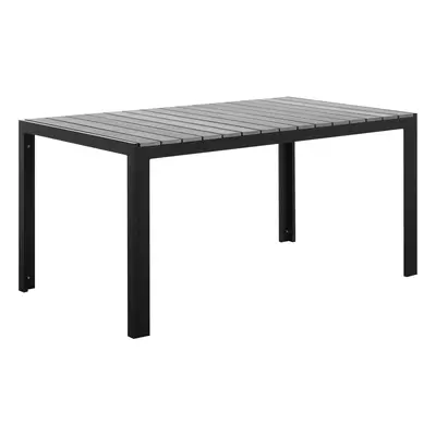 Garden Table Synthetic Material Grey COMO