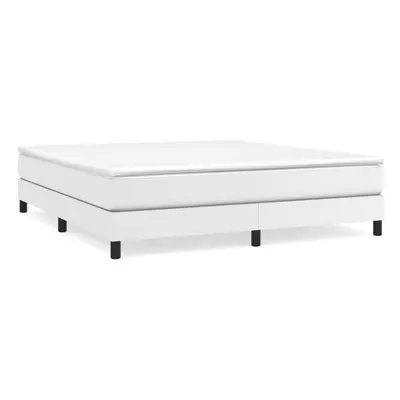 (white, cm/ 6ft super king size) vidaXL Box Spring Bed Frame Bedroom Upholstered Bed Bedstead Fa