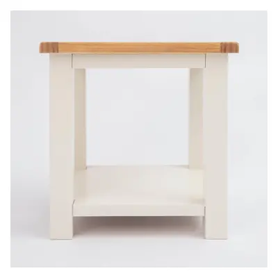 Side Table Off White Living Room Furniture Coffee Side End Bedside Country Wood