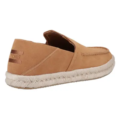 (Brown, (Adults')) TOMS Alonso 100% Cow Men's Tan Espadrilles