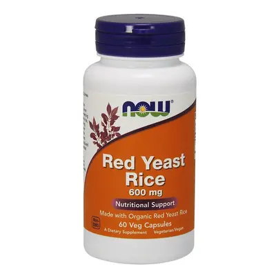 NOW Foods Red Yeast Rice, 600mg , vcaps