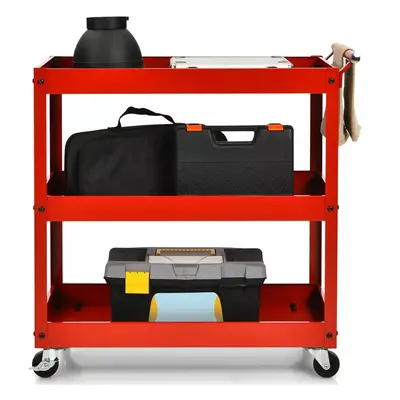 3-Tier Tool Trolley Utility Cart Heavy Duty Service Cart