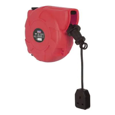 Sealey Crm101 Cable Reel System Retractable 10Mtr X 230V Socket