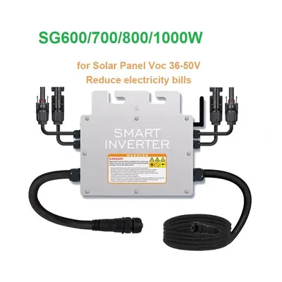 800W Micro Solar Panel Smart Inverter Pure Sine Wave Home Inverter MPPT On Grid Tie Inversor Ip6