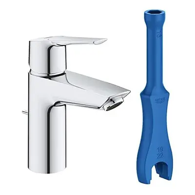 GROHE QUICKFIX Start | Bathroom basin mixer tap with pop-up waste | Easy to install and includes