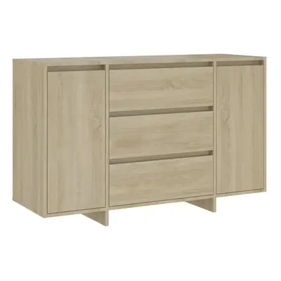 (sonoma oak) vidaXL Sideboard with Drawers Chipboard Highboard Cupboard Multi Colours