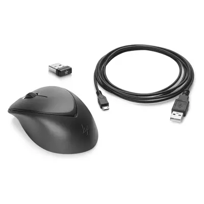 HP Wireless Premium Mouse RF Wireless Laser 1200DPI Ambidextrous Black mice