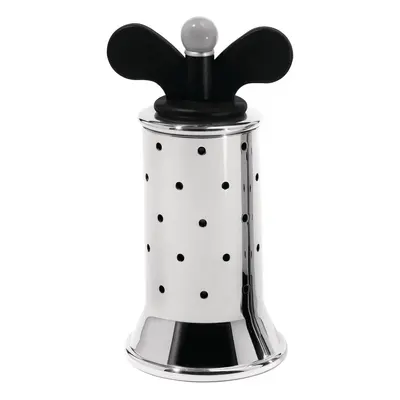 Alessi B Salt/Pepper Mill with Polyamide Wings Black in 18/10 Stainless Steel Mirror Polished