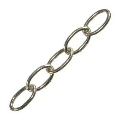 Faithfull FAICHOC18 Oval Chain 1.8mm x 10m Chrome