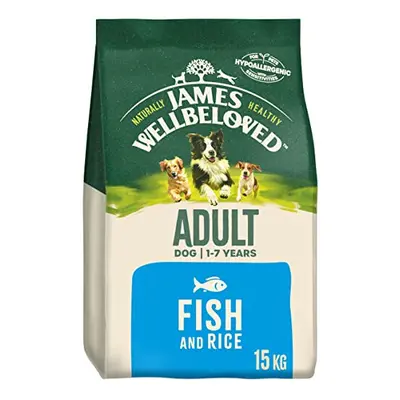 James Wellbeloved Adult Fish & Rice kg Bag, Hypoallergenic Dry Dog Food