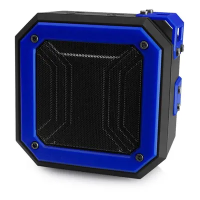 (Blue) Wireless Bluetooth Speaker 5.0 1200mah Outdoor Hands Free Call FM Radio TWS Connection