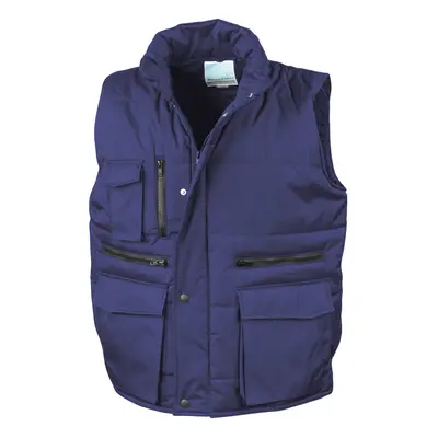 (L, Royal) Result Mens Lance Bodywarmer / Gilet (Windproof & Showerproof)