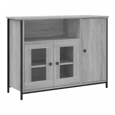 (grey sonoma) vidaXL Sideboard Storage Cupboard Highboard Home Side Cabinet Engineered Wood