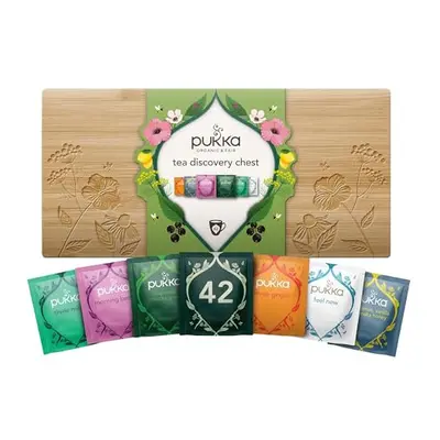 Pukka Herbs Herbal Tea Chest |Organic | Tea Collection | Reusable Sharing Box | Sachets | Flavou