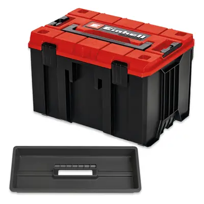 Einhell Official Tool Box Medium Carrying Case Stackable Storage Red E-Case