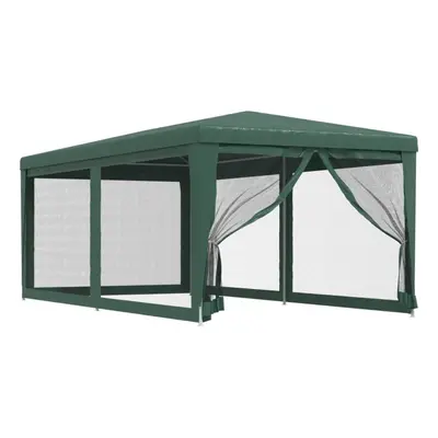 (Green, x x cm (L x W x H)) vidaXL Party Tent with Mesh Sidewalls Canopy Gazebo Multi Colours Mu