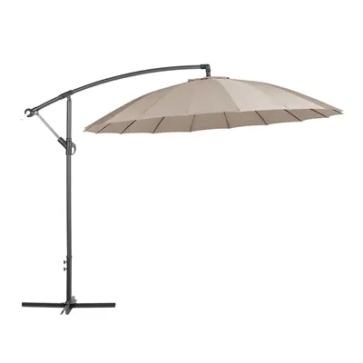 Cantilever Garden Parasol ? 2.68 m Sand Beige CALABRIA II