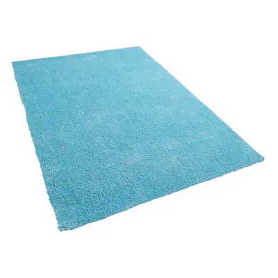 Shaggy Area Rug x cm Blue DEMRE