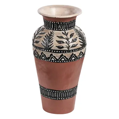 Decorative Vase SIAK Ceramic Brown