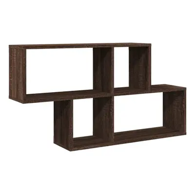 (brown oak) vidaXL Wall Shelf Floating Shelf Wall Storage Shelf Wall Rack Engineered Wood