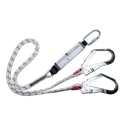 Portwest Kernmantle Shock Absorber Double Lanyard