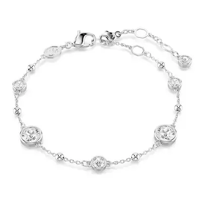 Imber Rhodium Plated White Round Cut Bracelet