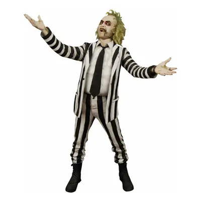 Neca - Beetlejuice (1988) Â¼ Scale Action Figure with Sound - Striped Suit Beetlejuice