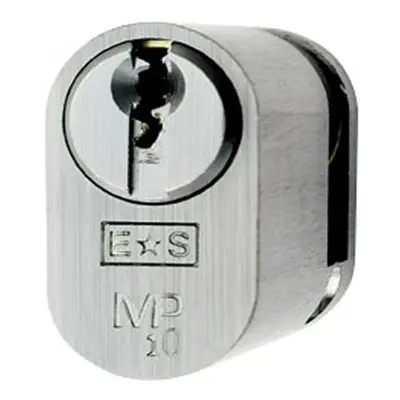 42mm Oval Single Cylinder Lock Master Key Pin Polished Chrome Door Lock