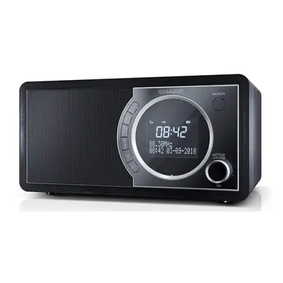 Sharp DR-450(BK) 6W DAB+ FM Bed Side Radio with Bluetooth & LED Display - Black