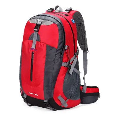 (Red Color) 40L Waterproof Outdoor Sport Travel Backpack Mountain Climbing Camping Hiking Knapsa