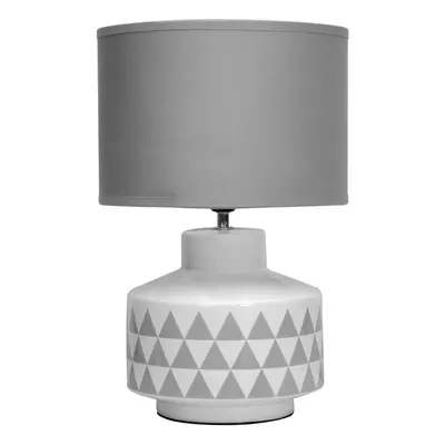 Premier Housewares Wylie White Ceramic Table Lamp