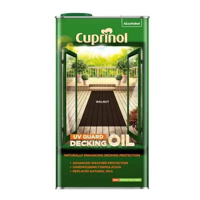 (Walnut) Cuprinol UV Guard Decking Oil 5L