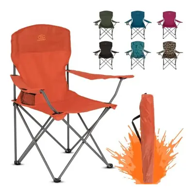 Highlander Folding Garden Camping Chair - Lightweight 2.2kg - Durable Steel Frame Holding x45 Ti